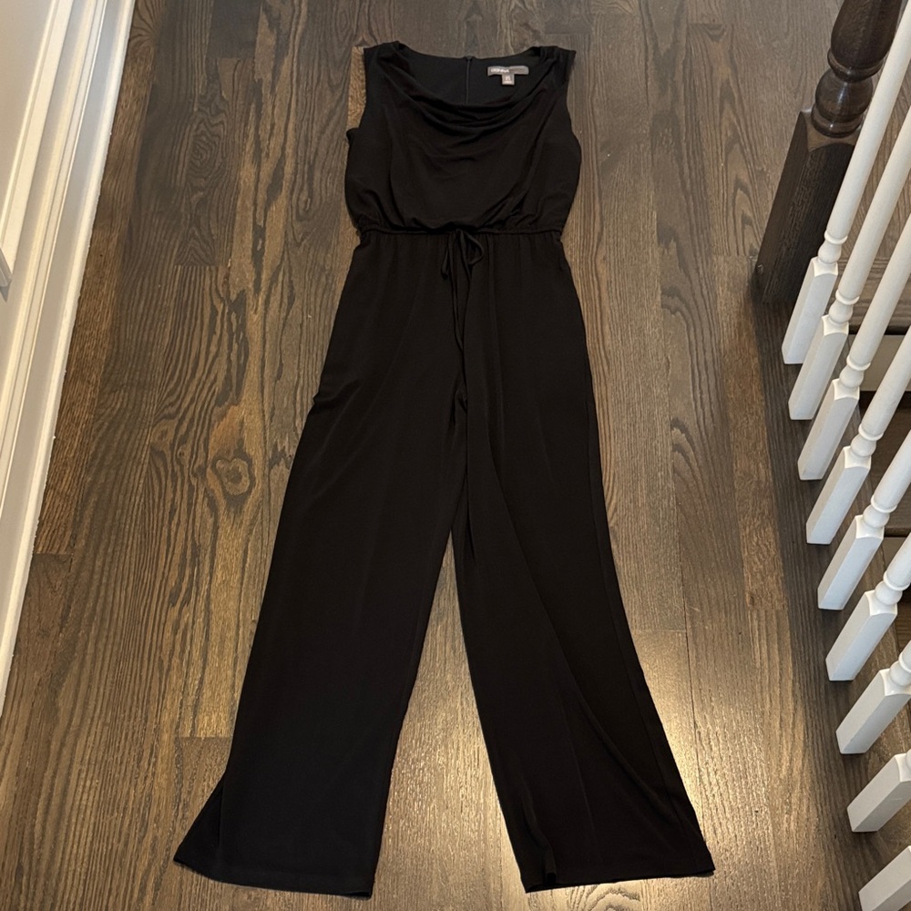 Donna Ricco Classic Black Jumpsuit